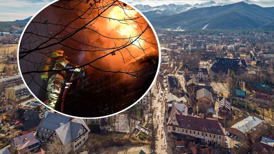 Pożar wybuchł w "Domu Doktora" w Zakopanem