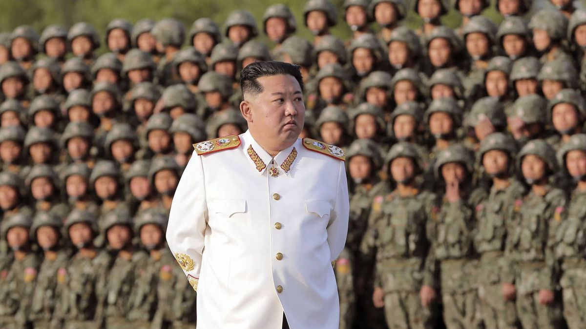 Z kraju Kim Dzong Una (na zdjęciu) nadleciało 5 dronów. Korea Południowa nie zdołała zestrzelić ani jednego