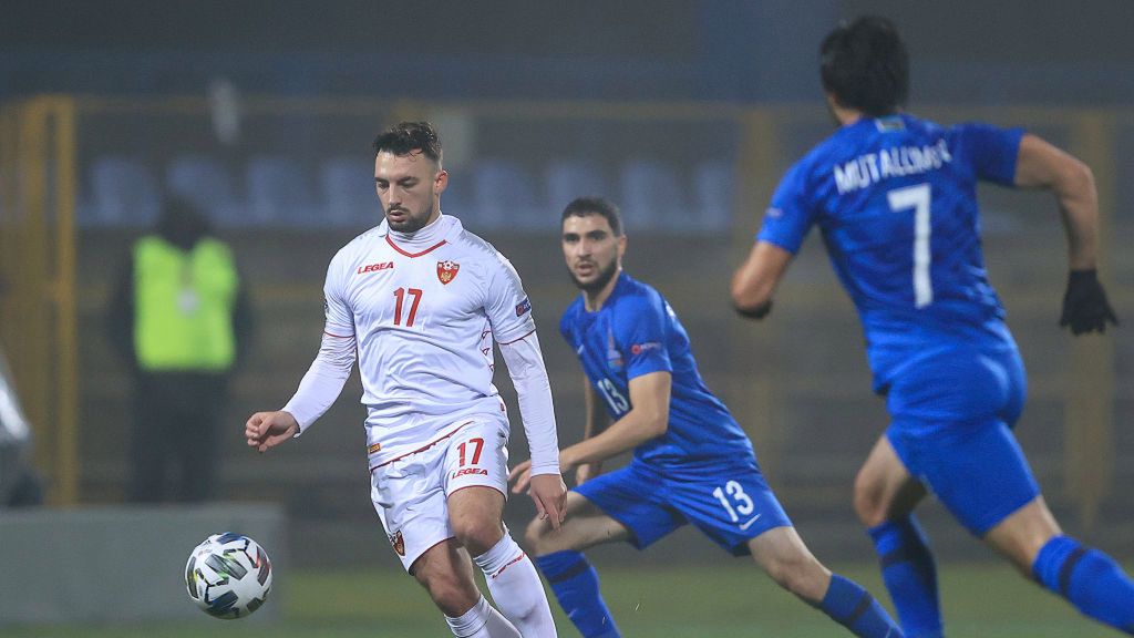 Zdjęcie okładkowe artykułu: Getty Images / Goran StanzlPixsell/MB Media / Na zdjęciu: Sead Haksabanovic z Czarnogóry w meczu z Azerbejdżanem