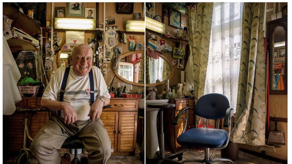 "Zawód: fryzjer", dokument o zatrzymanych w czasie zakładach fryzjerskich Radka Polaka 1