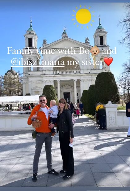 Krzysztof Ibisz i Maria: Rodzeństwo, które rzadko pokazuje się razem (Screen z Instastories @krzysztof_ibisz_official)