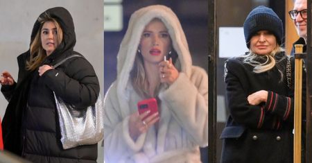 Zmarznięte gwiazdy za kulisami pokazu Zienia: zakapturzona Karolina Szostak, Maffashion w szlafroku, spóźniona Monika Olejnik (ZDJĘCIA)
