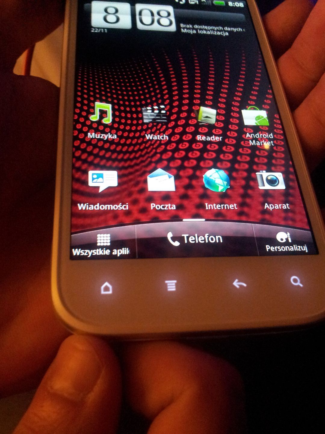 HTC Sensation XL - mit zbyt niskiej rozdzielczości obalony 2