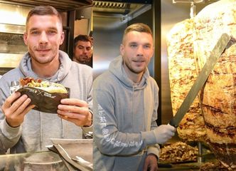 Lukas Podolski SPRZEDAJE KEBABY w Kolonii. Kolejka chętnych zablokowała ulicę! (ZDJĘCIA)