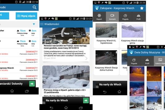 Aplikacja „Skiinfo Narty & Śnieg”