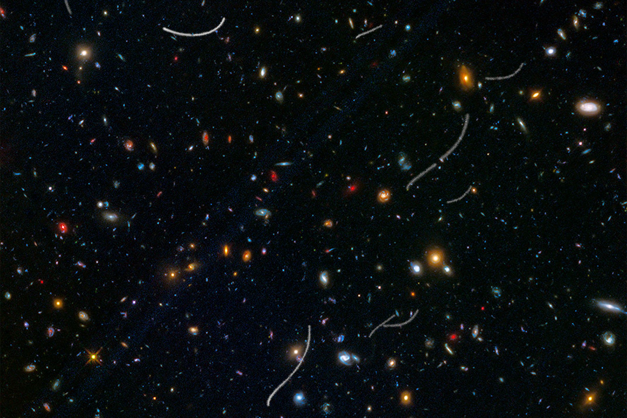 Asteroidy jako bohaterowie drugiego planu na zdjęciach teleskopu Hubble'a 1