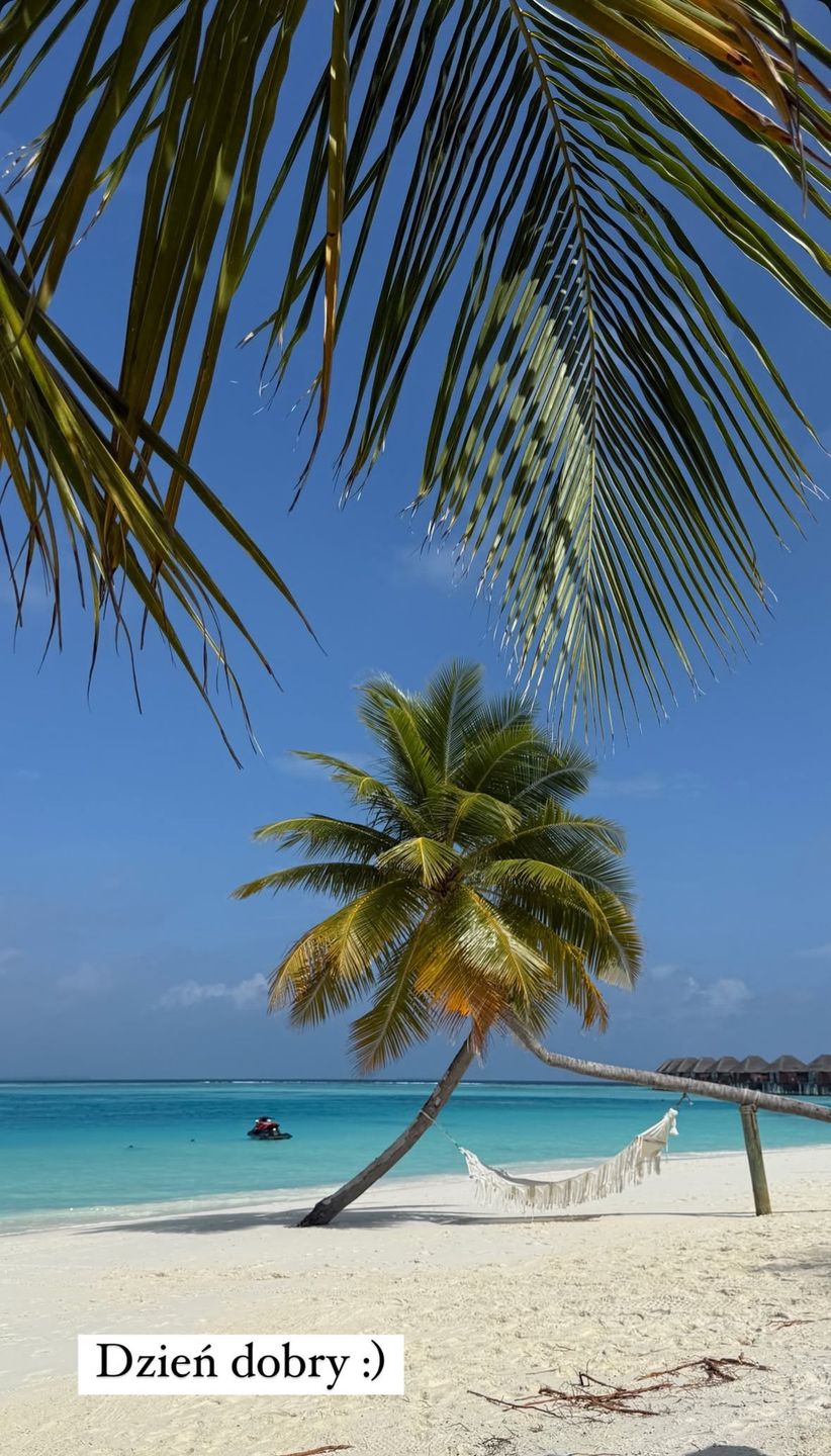 Edyta pazura relacjonuje rajskie wczasy na Malediwach