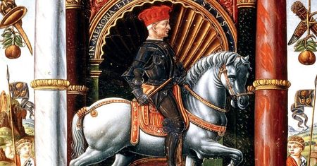 Muzio Attendolo Sforza. Założyciel rodu Sforzów, do którego należała królowa Bona