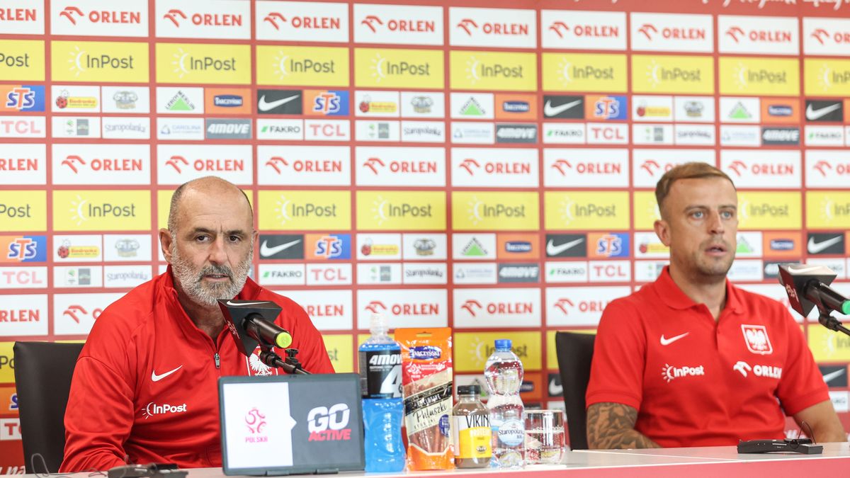 Michał Probierz i Kamil Grosicki
