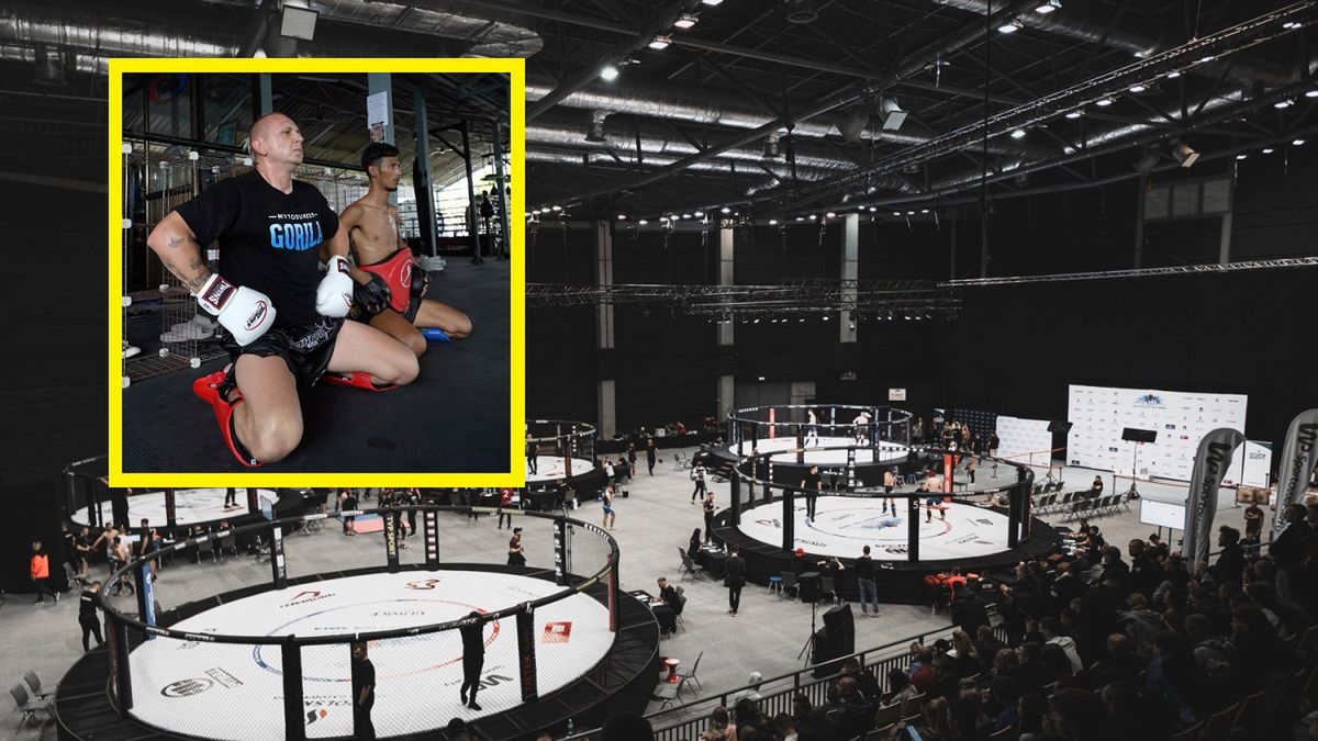 Zdjęcie okładkowe artykułu: Materiały prasowe /  / Na zdjęciu: 8. Mistrzostwa MMA w Gliwicach, w ramce Tomasz Wit 'Borixon' Borycki podczas treningu