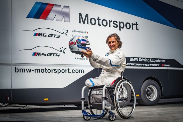 Jeszcze w 2019 roiku Zanardi ścigał się w mistrzostwach Włoch i DTM