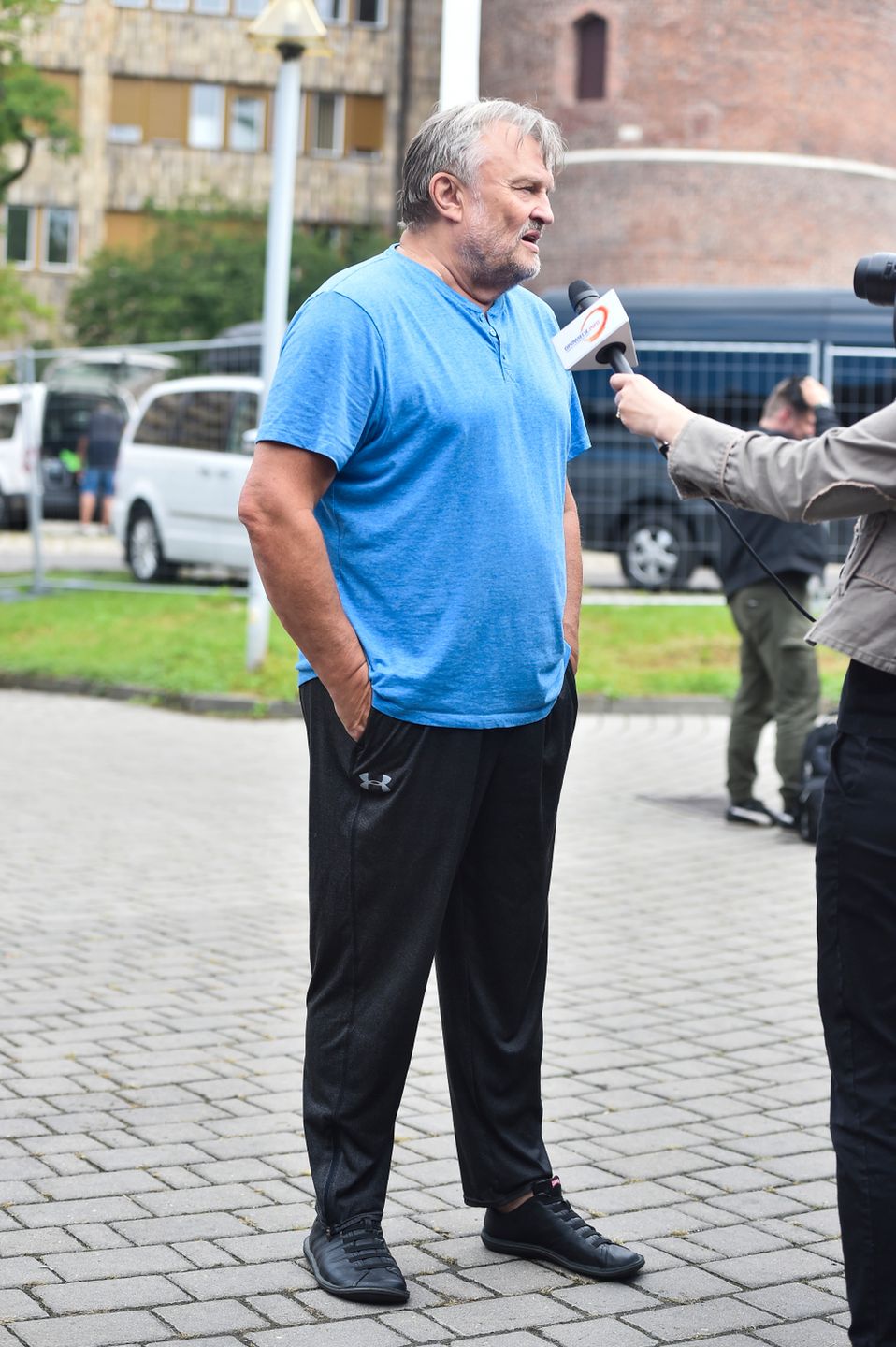 Krzysztof Cugowski - gwiazdy na próbie trzeciego dnia festiwalu w Opolu