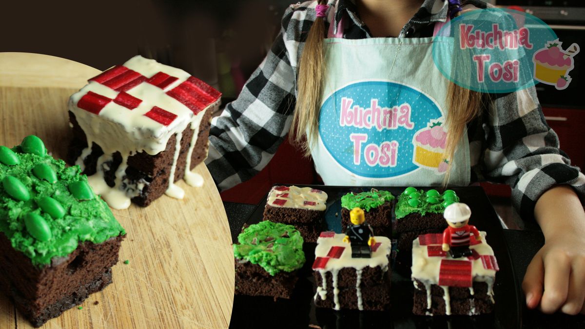 Ciasteczka minecraft na pewno posmakują dzieciom