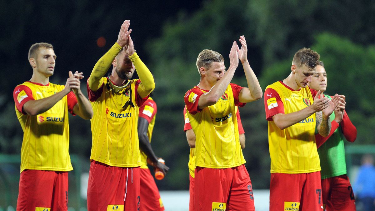 WP SportoweFakty / Krzysztof Porębski / Na zdjęciu: piłkarze Korony Kielce