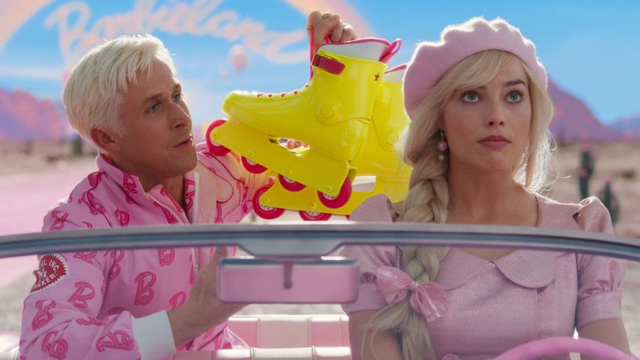 kadr z filmu "Barbie" (2023)