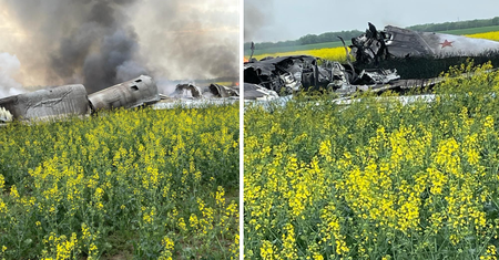 W Rosji rozbił się bombowiec Tu-22. "Został zestrzelony"