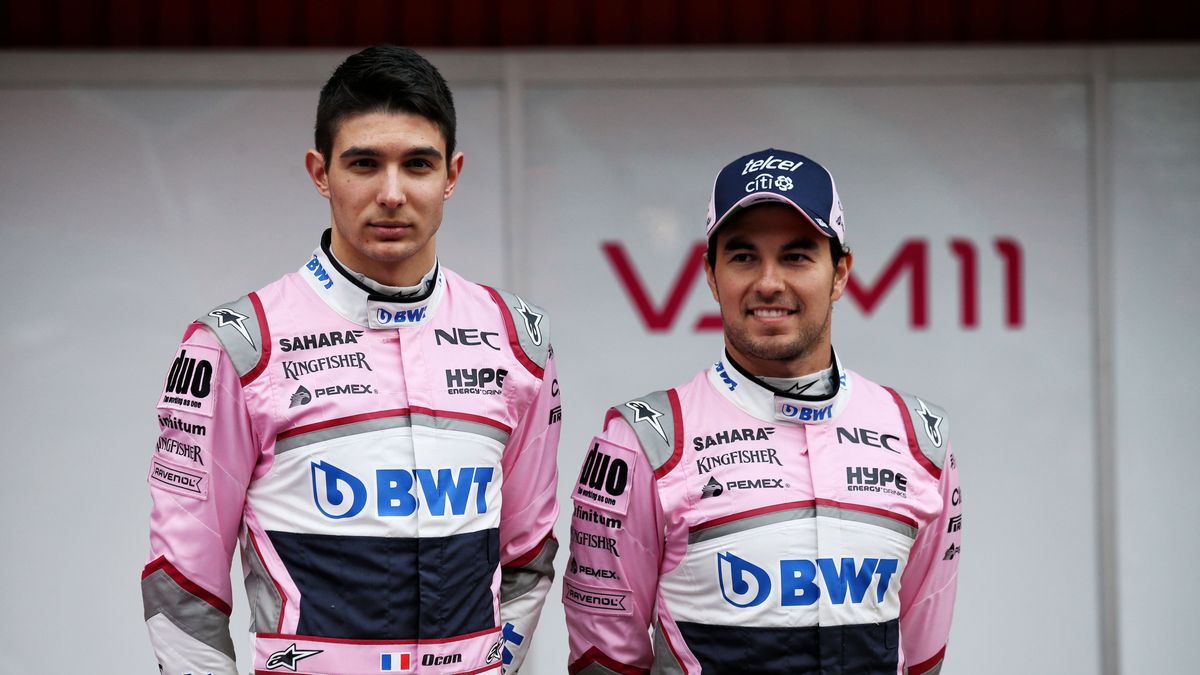 Zdjęcie okładkowe artykułu: Materiały prasowe / Force India / Na zdjęciu: Esteban Ocon i Sergio Perez