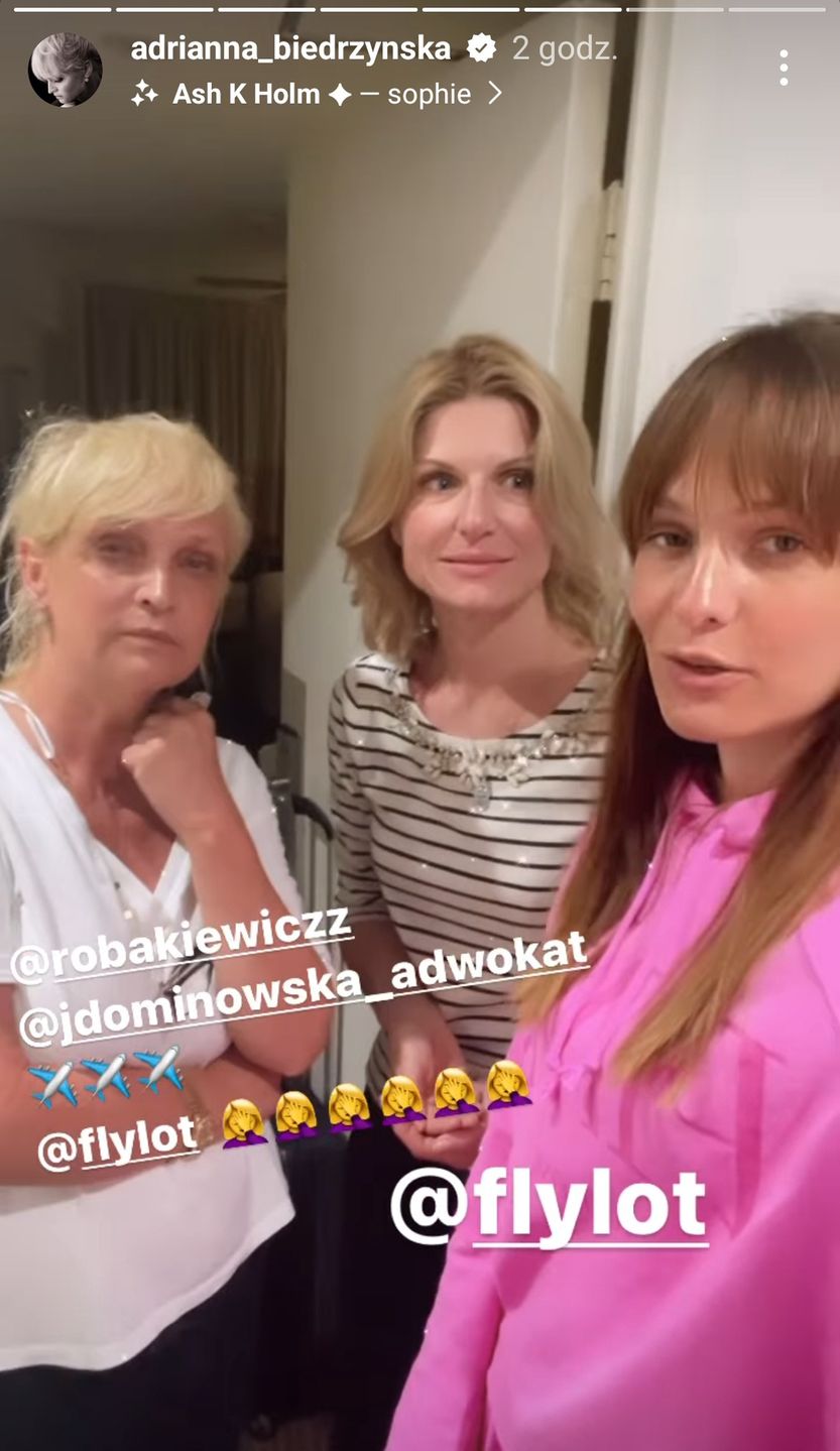 Adrianna Biedrzyńska wkurzona na LOT