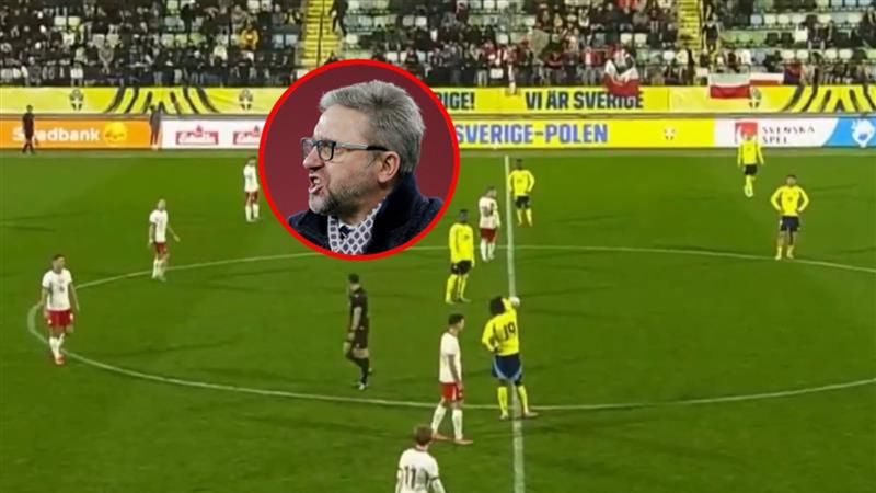 Getty Images / Laurens Lindhout/Soccrates / X /TVP Sport / Na zdjęciu: Mecz Szwecja - Polska, w kółku Jerzy Brzęczek.
