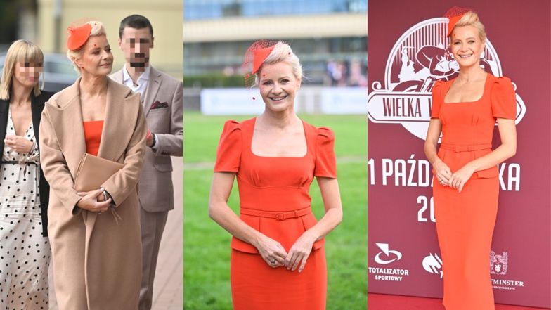 Małgorzata Kożuchowska zadała szyku podczas Wielkiej Warszawskiej