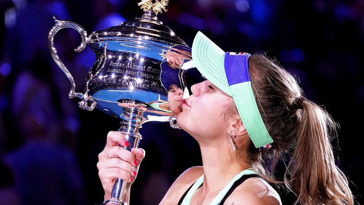 PAP/EPA / MICHAEL DODGE / Na zdjęciu: Sofia Kenin, mistrzyni Australian Open 2020