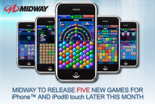 Midway szaleje na App Store i wypuszcza 5 gier