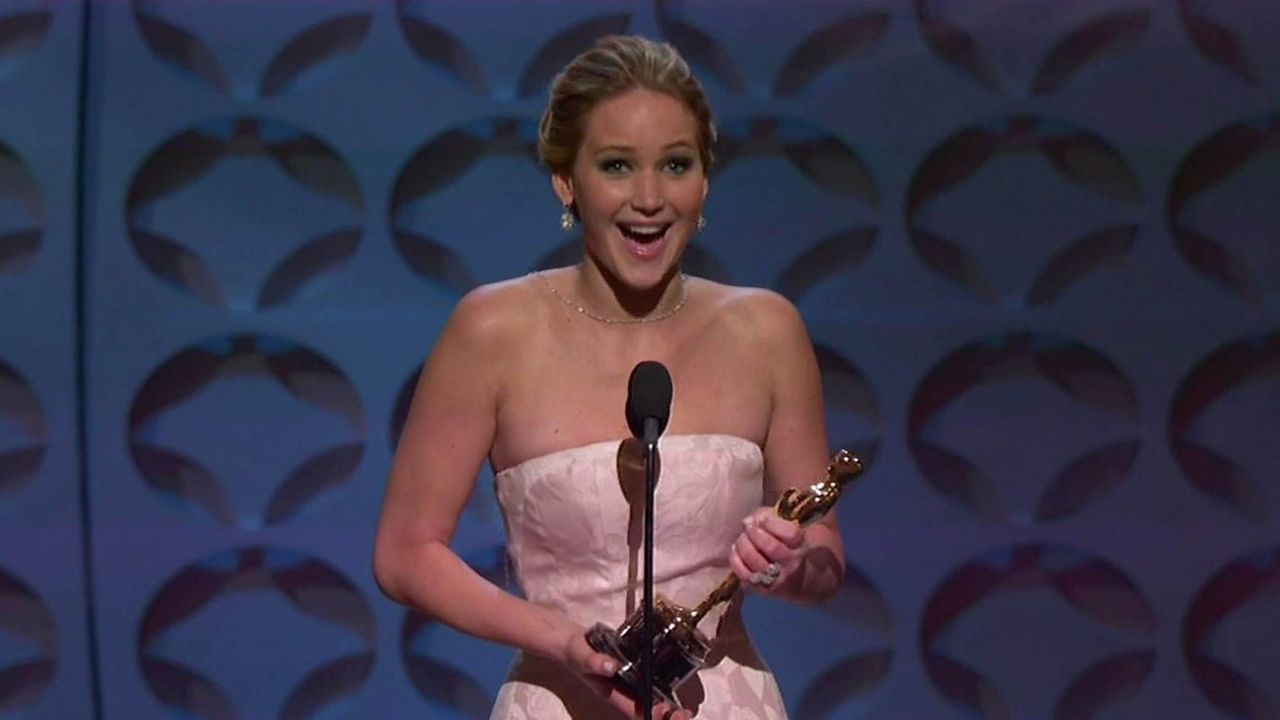 Jennifer Lawrence na gali Oscarów w 2013 r.