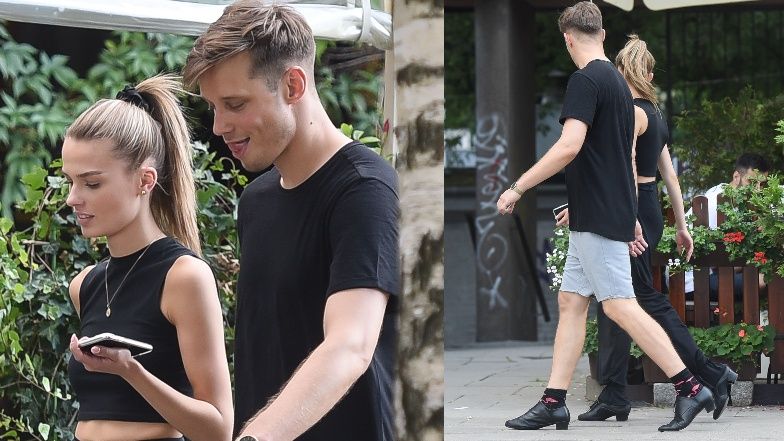 Michał Mikołajczak i Julia Sutys ida na lunch w przerwie treningu do "Tańca z gwiazdami"