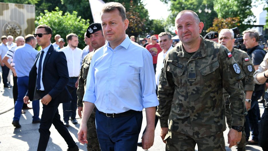 Mariusz Błaszczak i gen. Jarosław Gromadziński