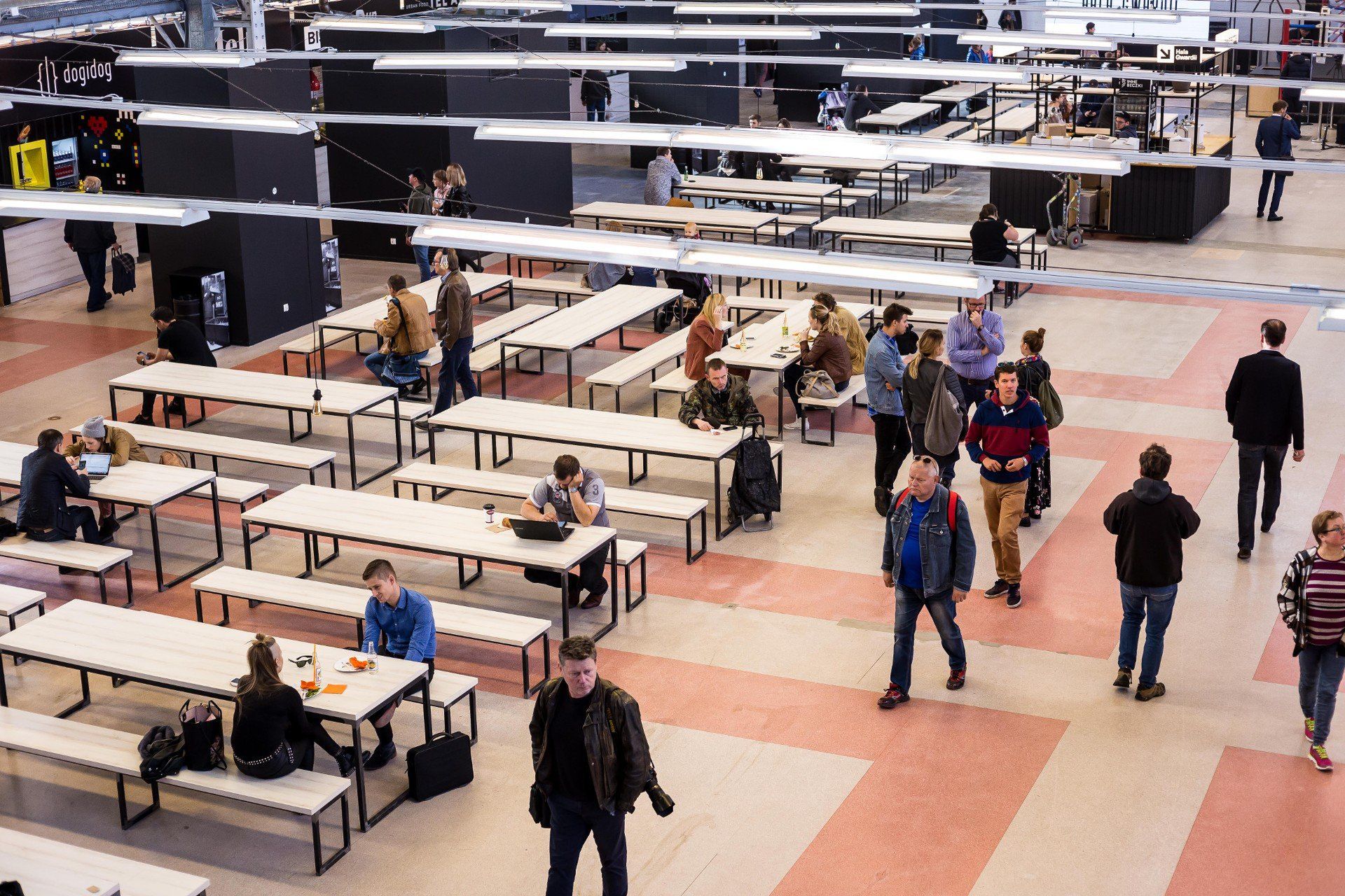 Wnętrze Hali Gwardii w 2017.