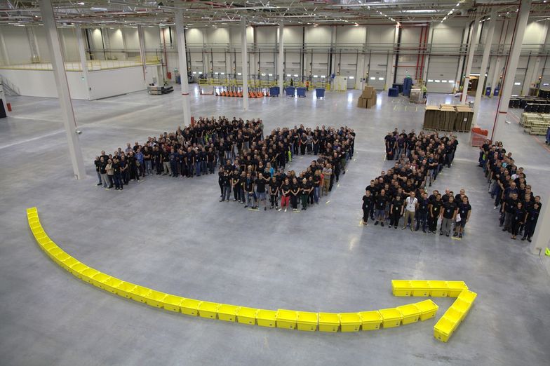 Centrum logistyczne w Poznaniu odebrało niedawno pierwszą dostawę towarów</br>