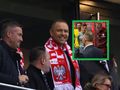 Karol Nawrocki odwiedził piłkarzy po meczu. Jest wideo