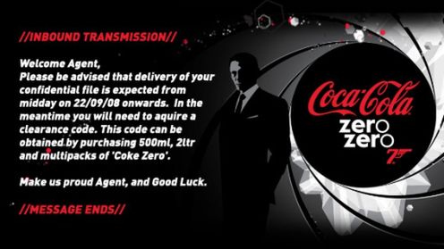 niezłe wideo: Coca-Cola Zero Zero 7. Wstrząśnięta, nie mieszana. 1