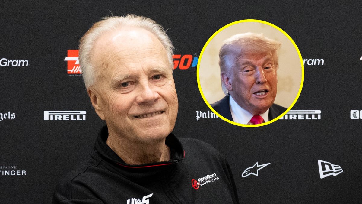 PAP/EPA / Haas / PAP / EPA / AL DRAGO / Na zdjęciu: Gene Haas, w kółku Donald Trump