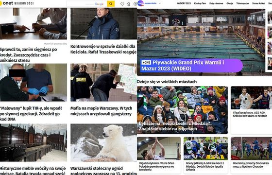 Onet przed Naszym Miastem w tematyce regionalnej. Dłużej na portalu o Trójmieście