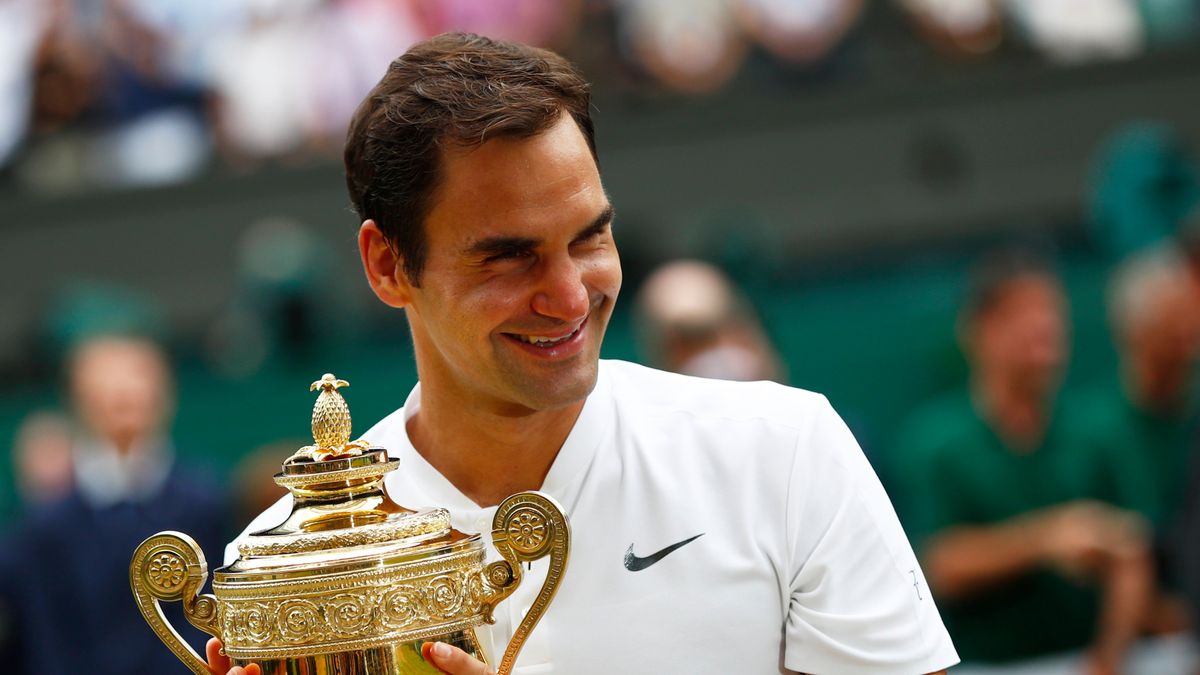 Roger Federer, mistrz Wimbledonu 2017