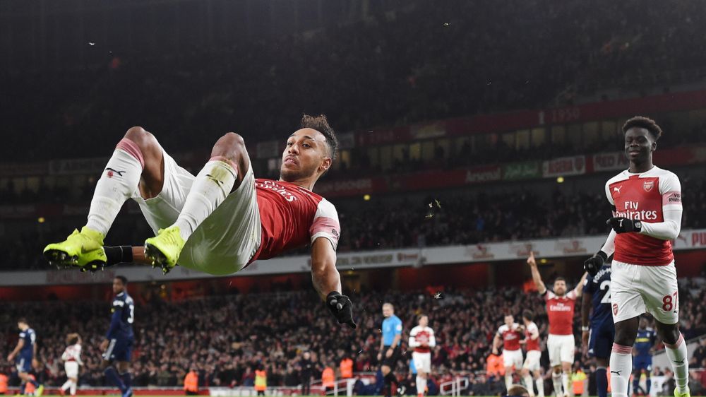 PAP/EPA / PAP/EPA/ANDY RAIN / Pierre-Emerick Aubameyang 