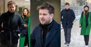 Antoni Królikowski i Izabela opuszczają sąd po usłyszeniu przez aktora wyroku SKAZUJĄCEGO. Jego miny mówią same za siebie... (ZDJĘCIA)
