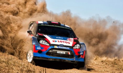 WRC: Robert Kubica piąty na Sardynii