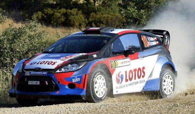 WRC: Robert Kubica piąty na Sardynii