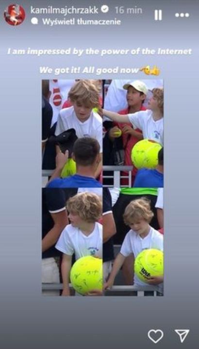 Kamil Majchrzak reaguje na aferę z kradzieżą czapki 