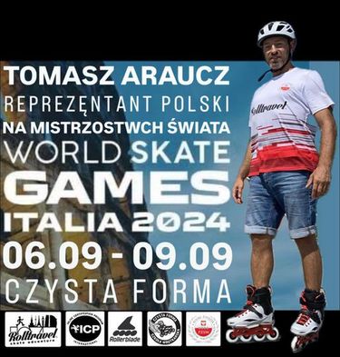 Tomasz Araucz wziął udział w World Skate Games