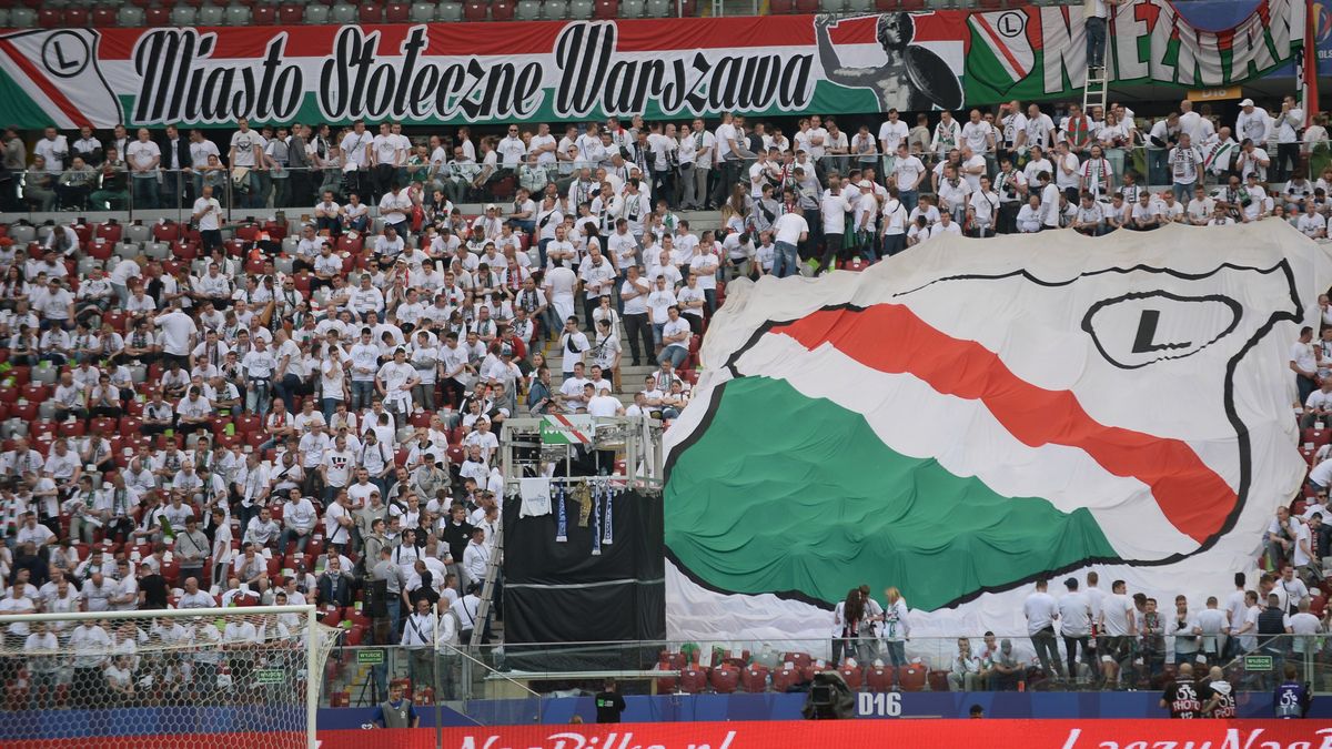 PAP / Bartłomiej Zborowski / Finał Pucharu Polski 2016: Lech Poznań - Legia Warszawa, kibice Legii