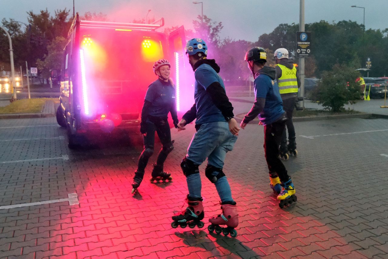 Rolkarze przejmą ulice Lublina. Nocna jazda już w najbliższy weekend. Zobacz, jak wyglądały poprzednie edycje