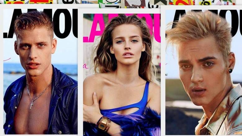 Okładki Glamour z Finalistami Top Model