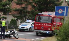Tragiczny wypadek w Rogalicach. Zginął motocyklista z pasażerką