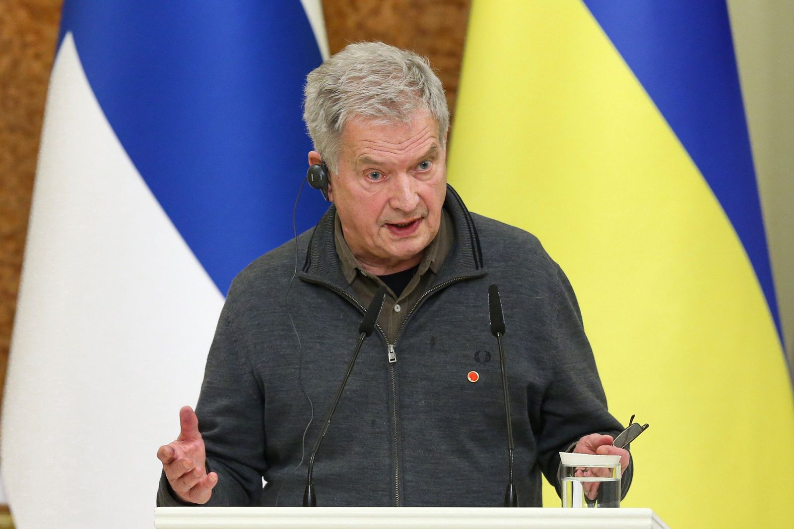 Prezydent Finlandii Sauli Niinisto
