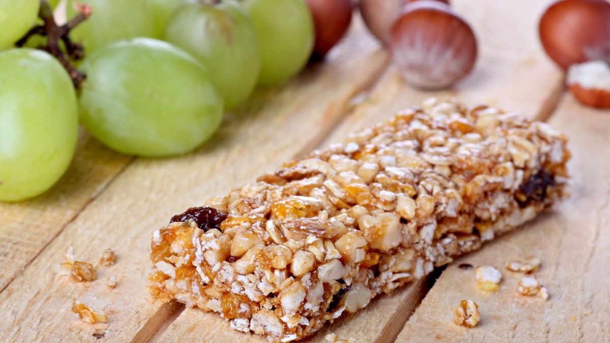 Batoniki müsli z otrębami i żurawiną
