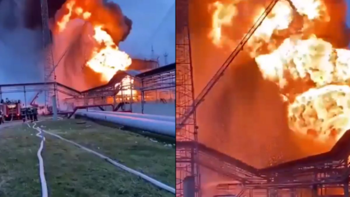 Eksplozja w składzie ropy w Kraju Krasnodarskim