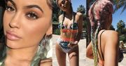 Kylie Jenner z tęczowymi włosami na festiwalu Coachella (ZDJĘCIA)